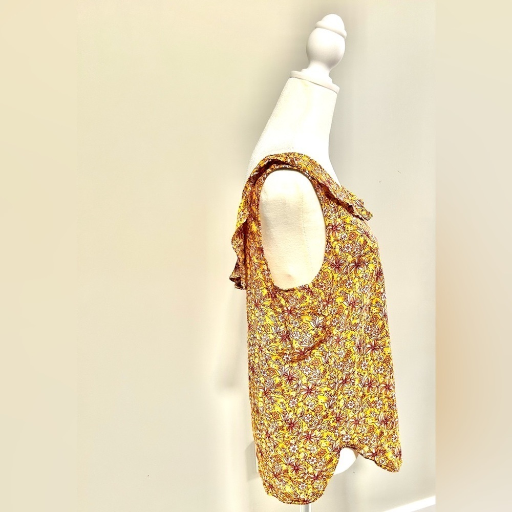 GAP | SLEEVELESS FLORAL TOP - Picture 2 of 6